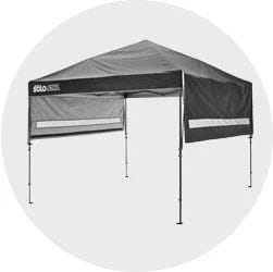 Solo Steel SOLO170 Straight Leg Pop-Up Canopy, 10 ft. x 17 ft. Black